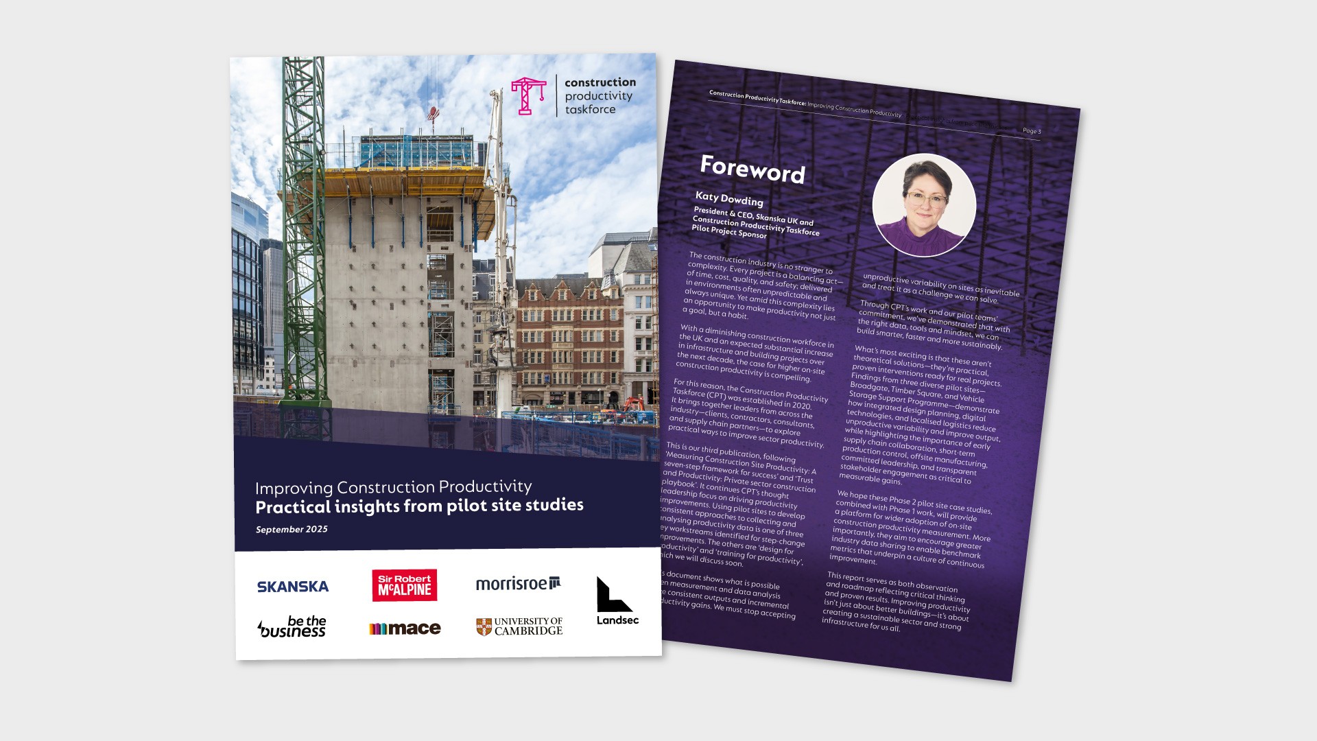 Improving Construction Productivity: Practical Insights from Pilot Site Studies Improving Construction Productivity: Practical Insights from Pilot Site Studies