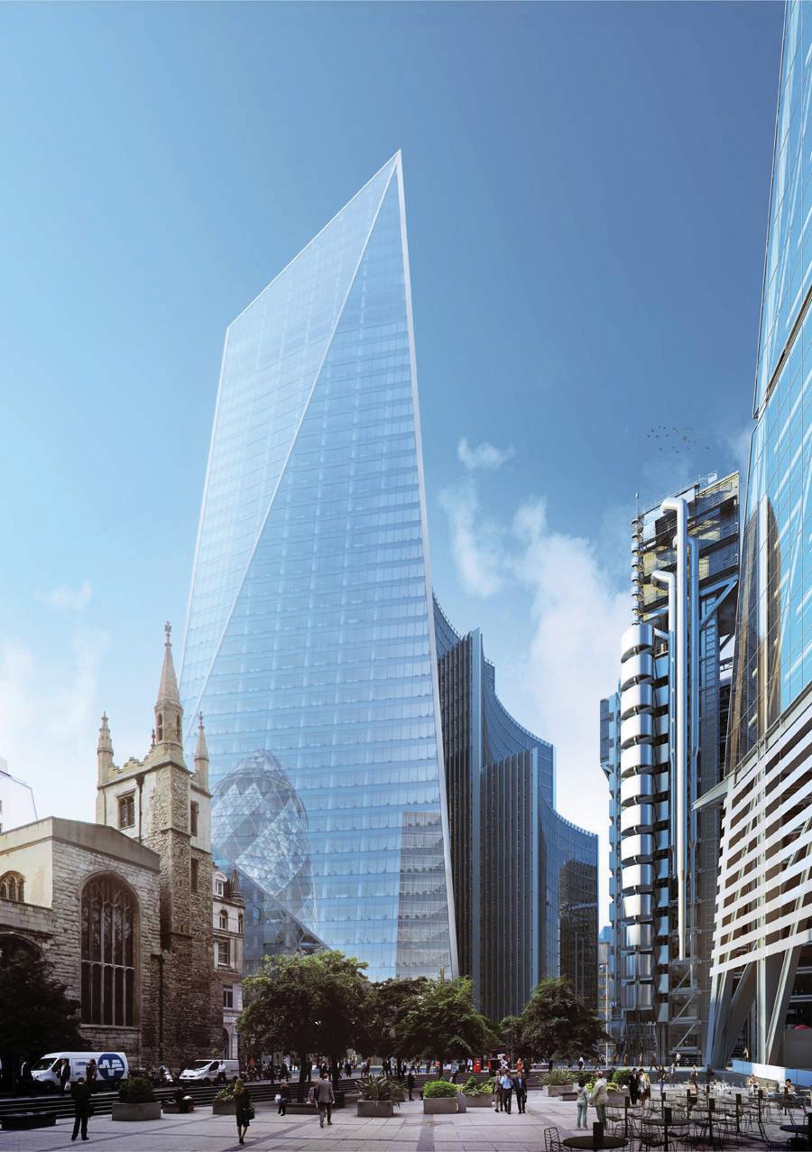 Skanska 52 Lime Street The Scalpel artist impression Skanska 52 Lime Street The Scalpel artist impression