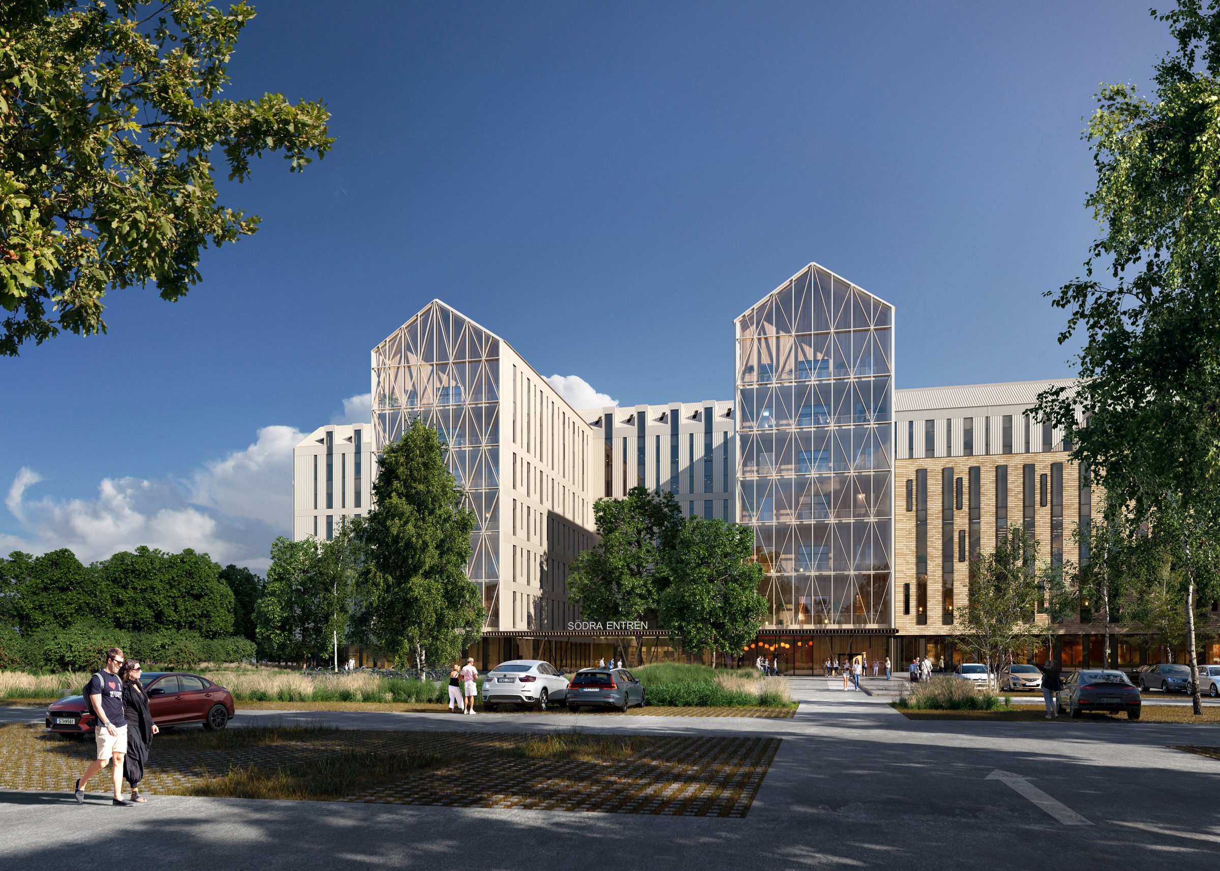 Image 1 - 20220819 SE Vaxjo hospital - Image by Arkitektteamet LINK Arkitektur Arkitema Image 1 - 20220819 SE Vaxjo hospital - Image by Architect team LINK Architecture Arkitema