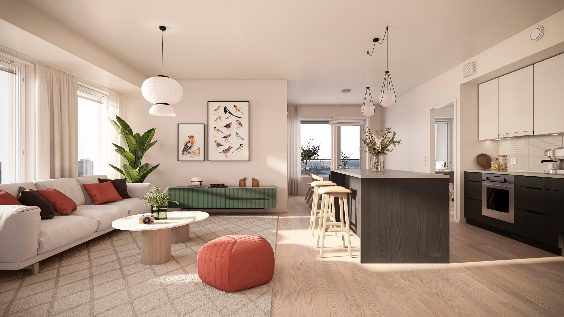 Image Espoo Finland - residential development interior Image Espoo Finland - residential development interior