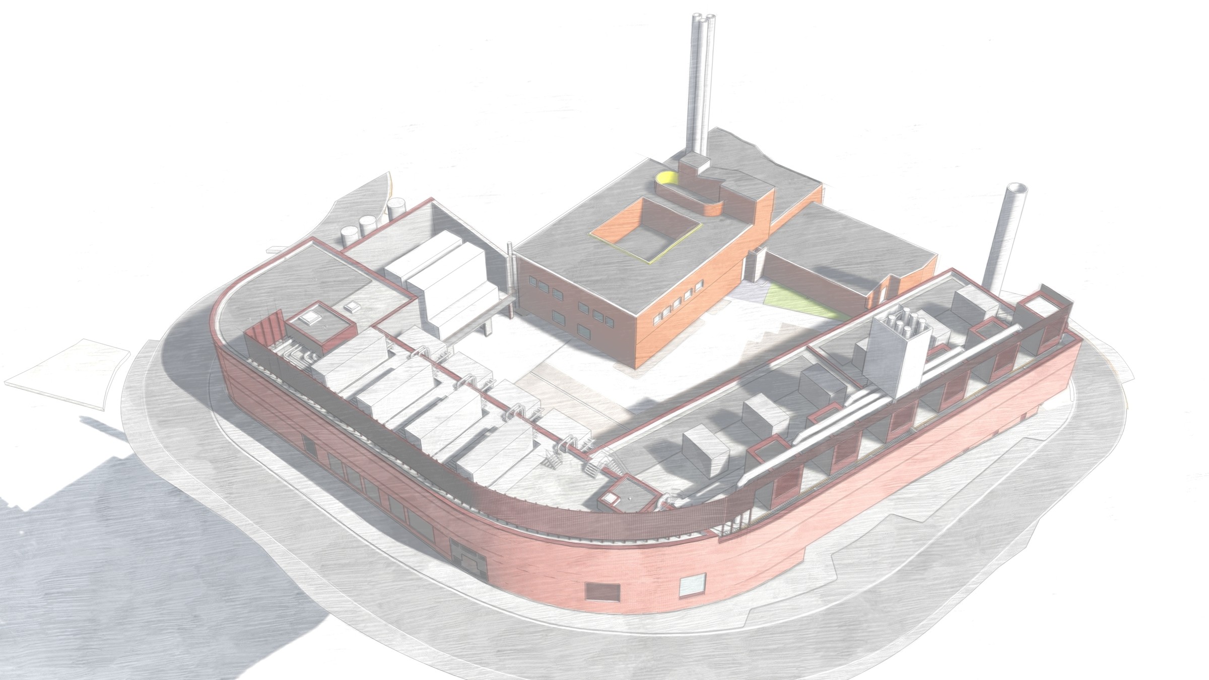 Image NO New Rikshospitalet technical utility plant Image NO New Rikshospitalet technical utility plant