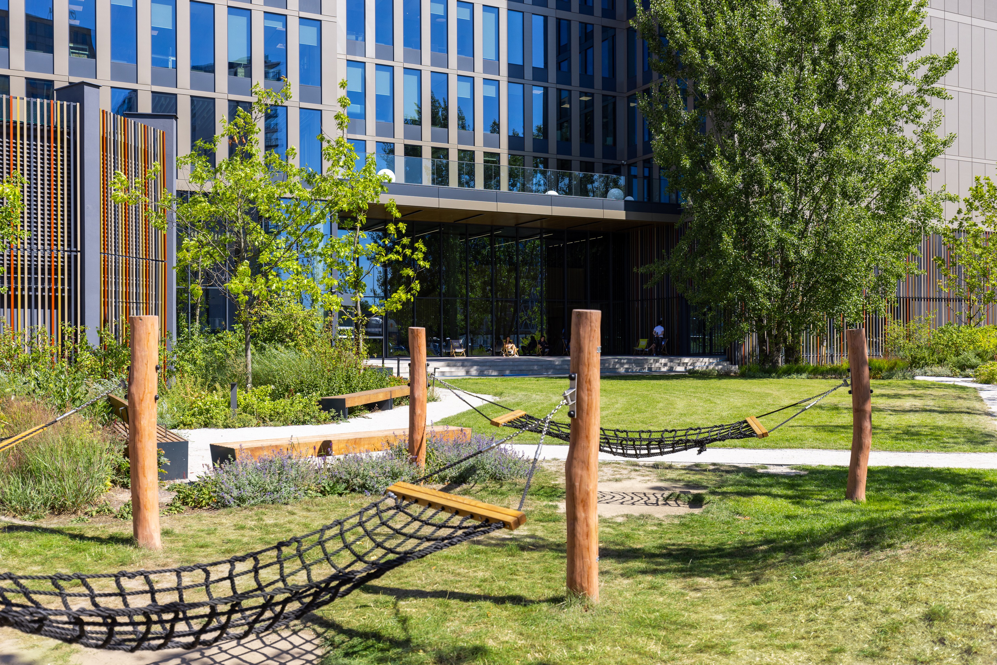 Hamaki on green areas Recreational space