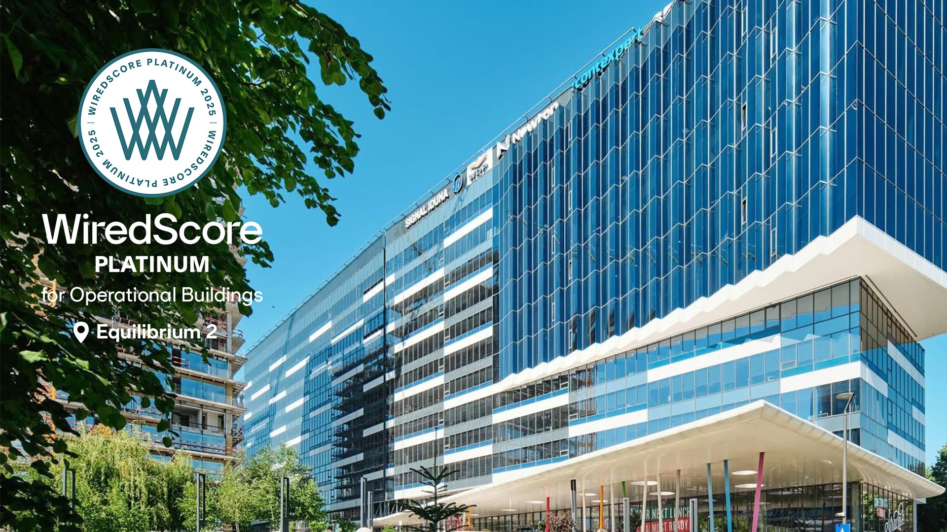 Equilibrium 2 achieves WiredScore Platinum certification for operational buildings