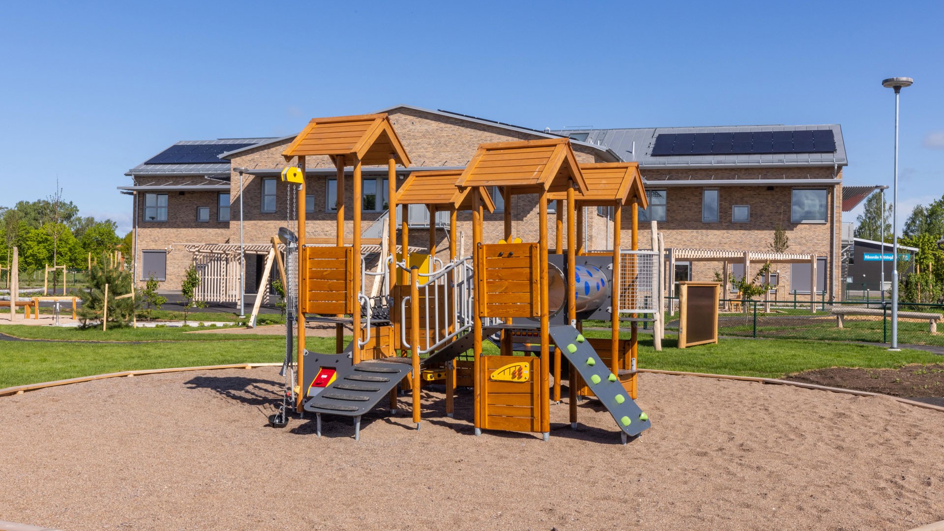 Picture of the play area on the preschool grounds