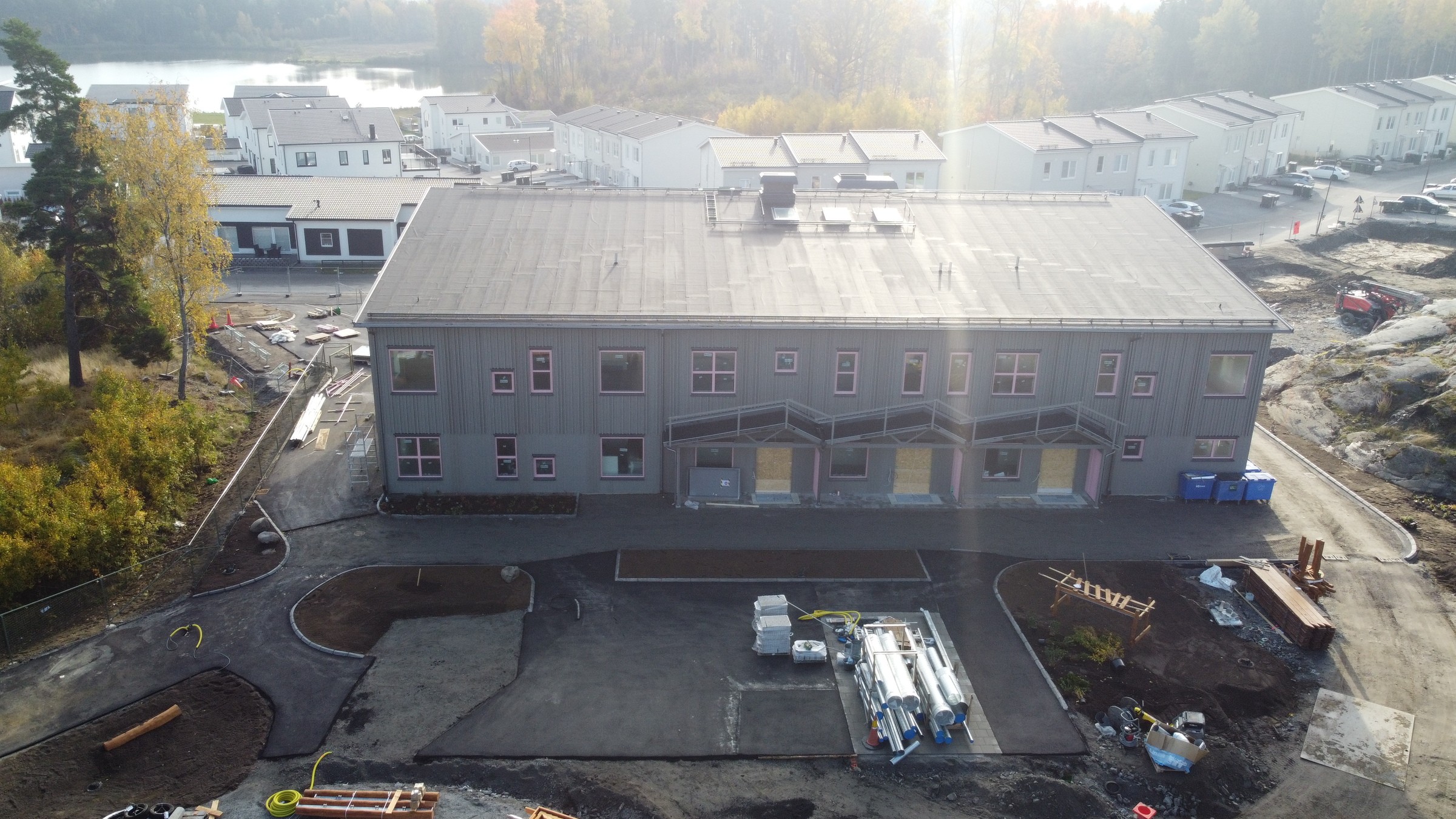 View of the preschool from above.