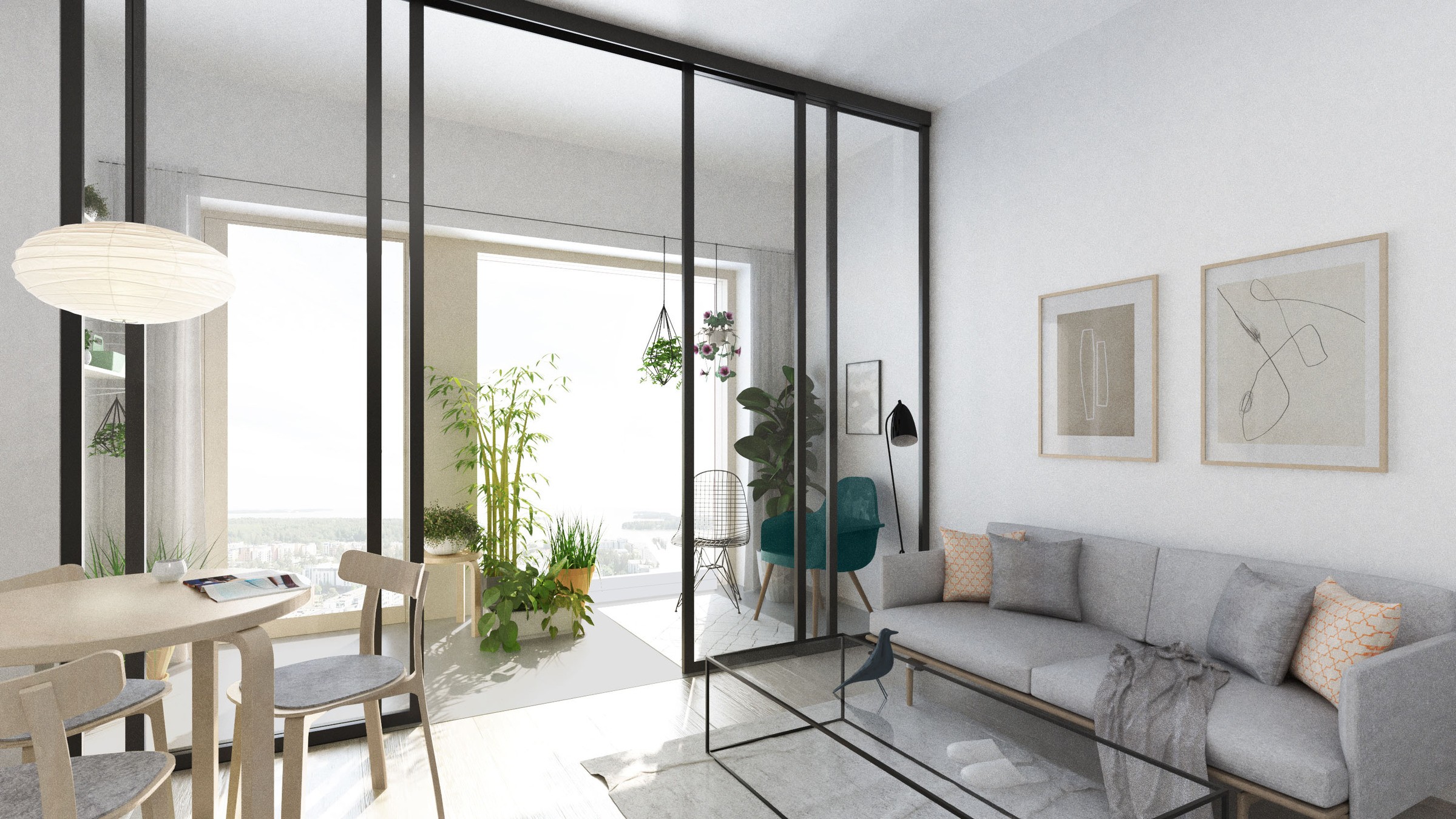 Hyperion rakentuu Vuosaareen hyvien yhteyksien ja palveluiden äärelle. Kuva: B&M Architecs.