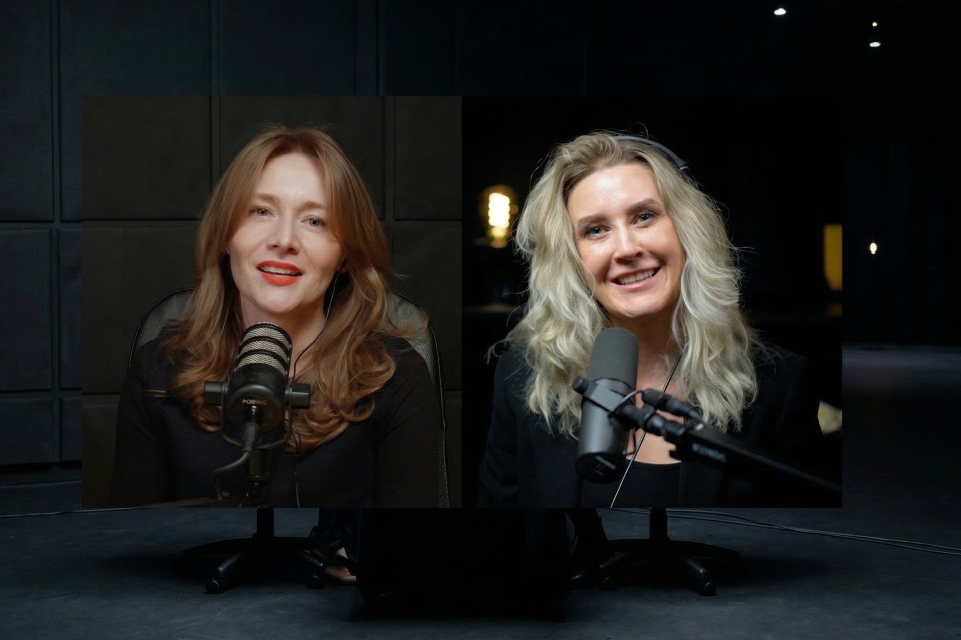 Portrait photos of Anna Wiśniewska and Dr Elizabeth C. Nelson
