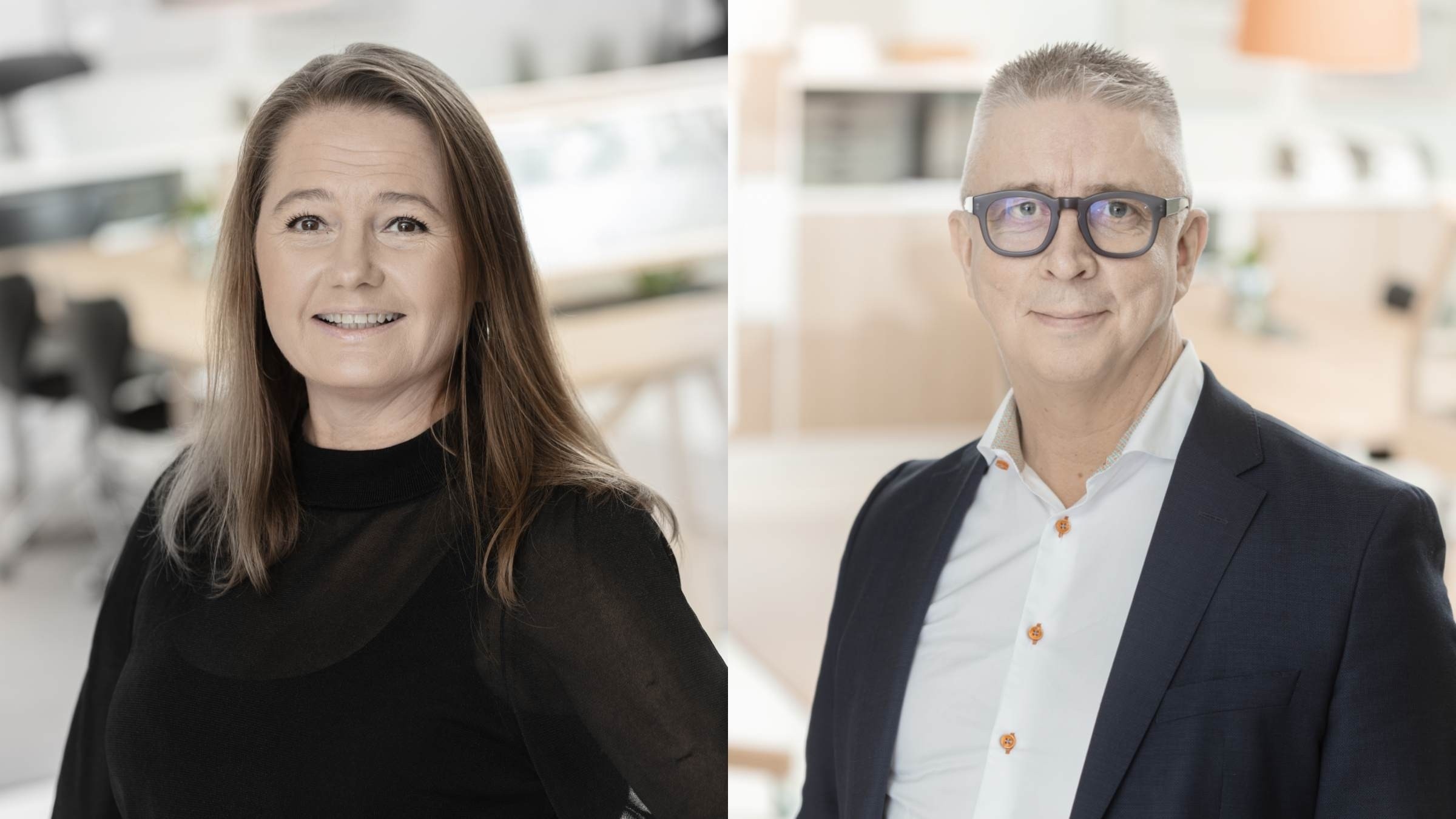 Anna Bjurström och Peter Johansson från DPJ Workspace Anna Bjurström och Peter Johansson från DPJ Workspace