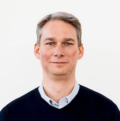 Jens Erik Jörgensson Man with short blond hair.