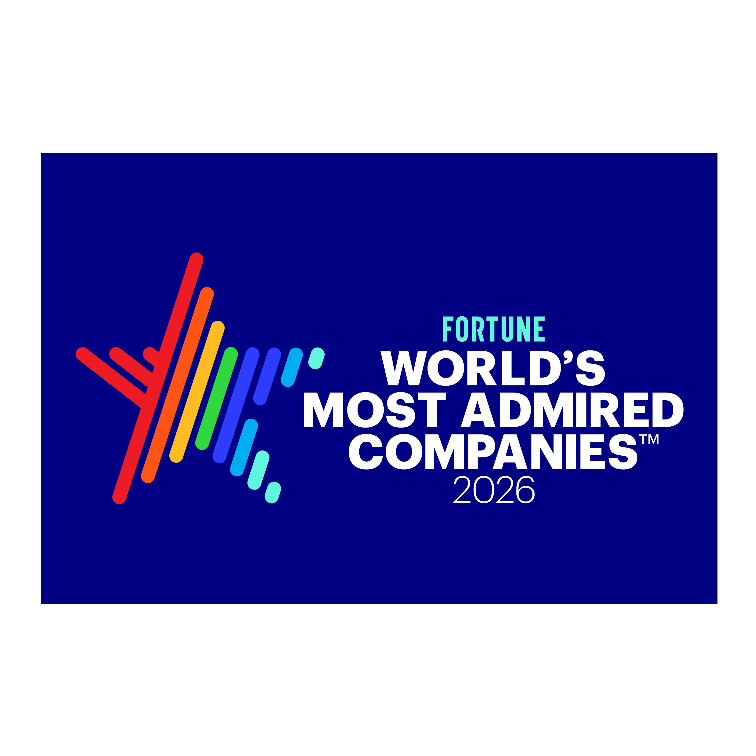 Logo Fortune "World's Most Admired Companies 2026" Logo Fortune "World's Most Admired Companies 2026"