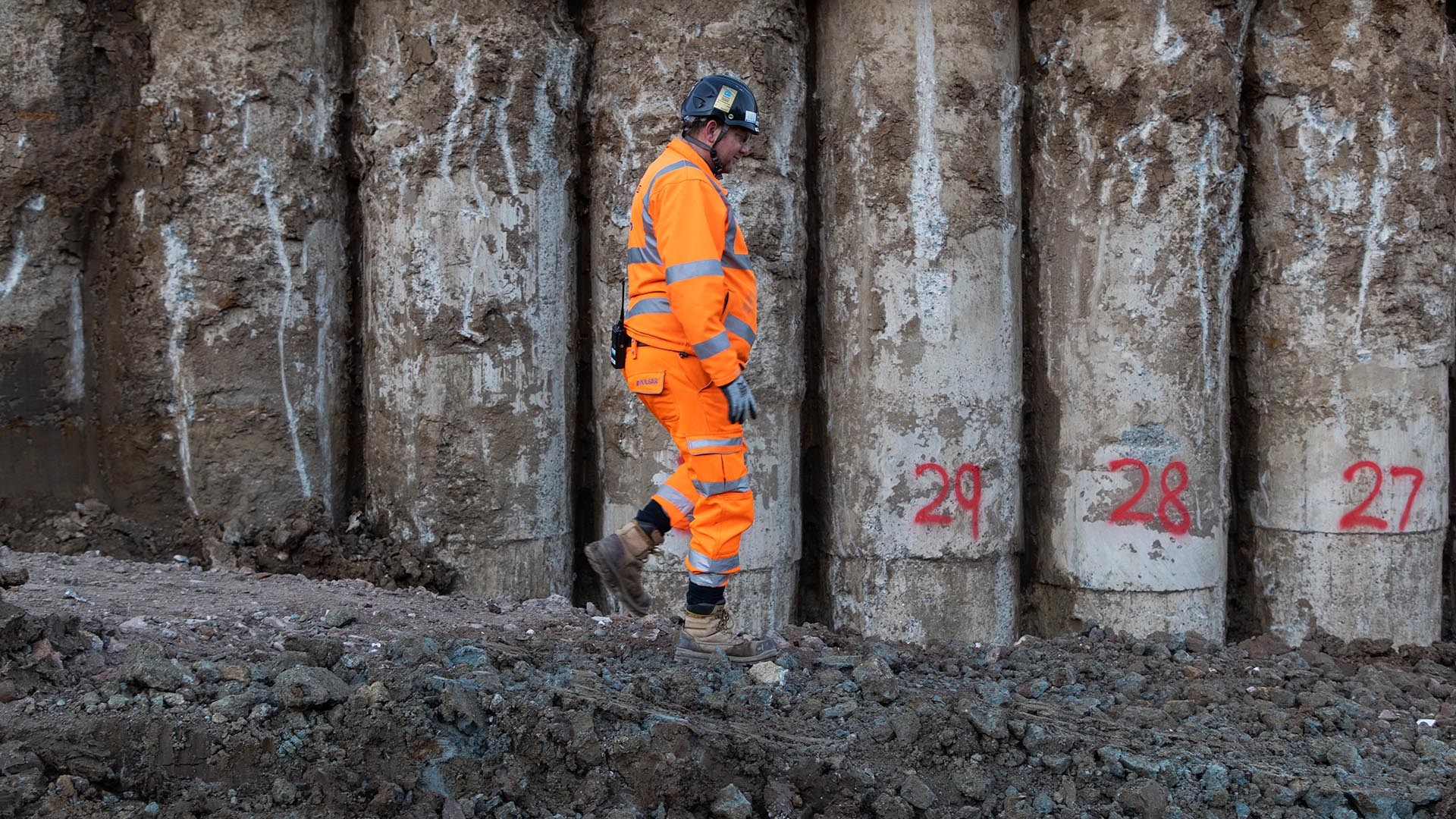 construction worker at HS2 construction worker at HS2