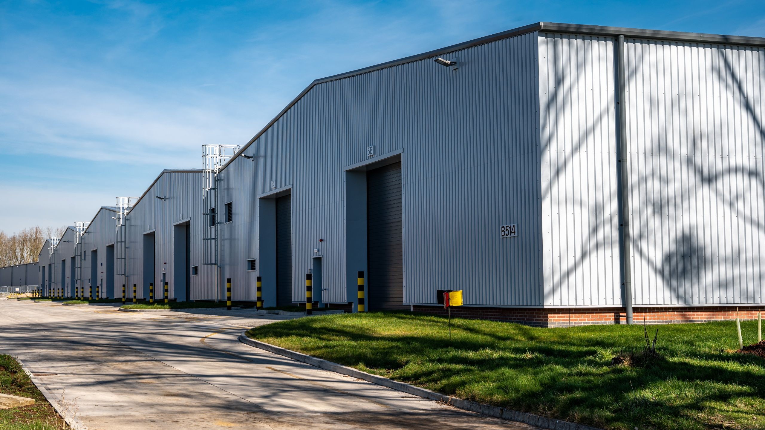 VSSP Large storage faculties with blue sky.