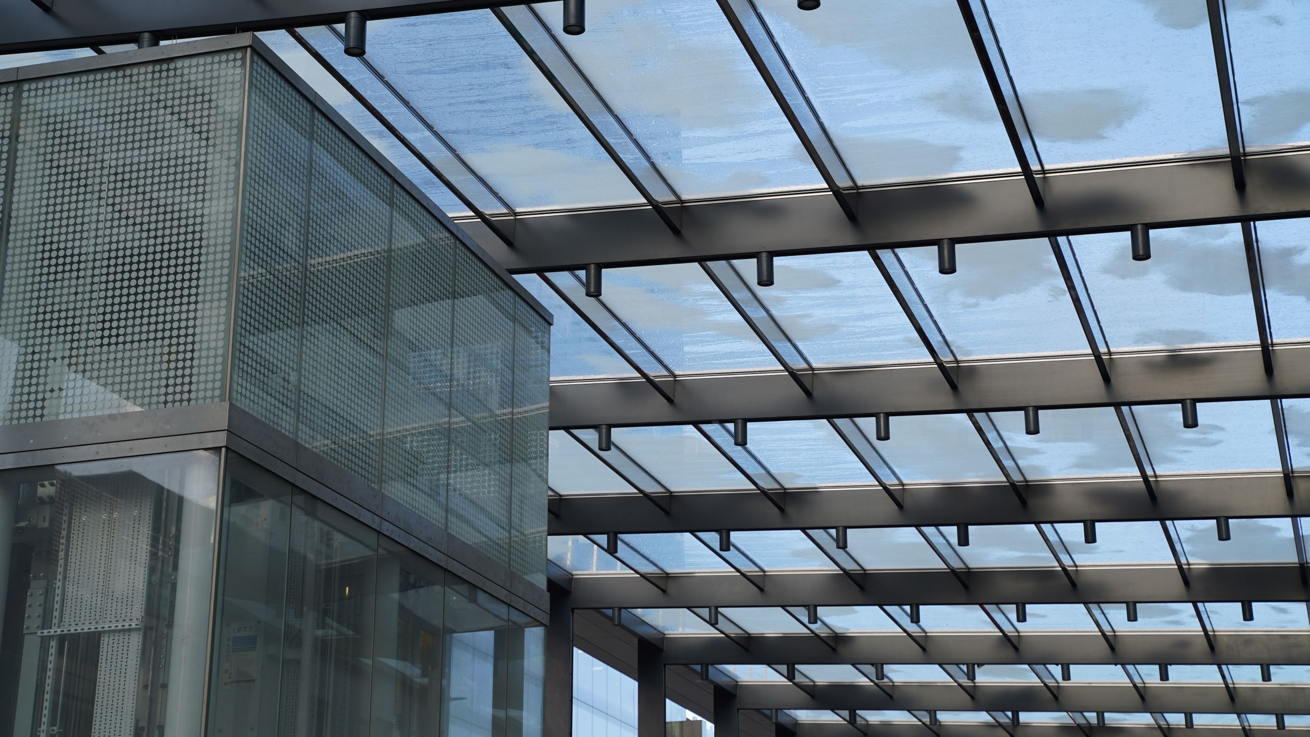 Modern Glass Architecture with Skylight Roof Design Crossrail Paddington station, London