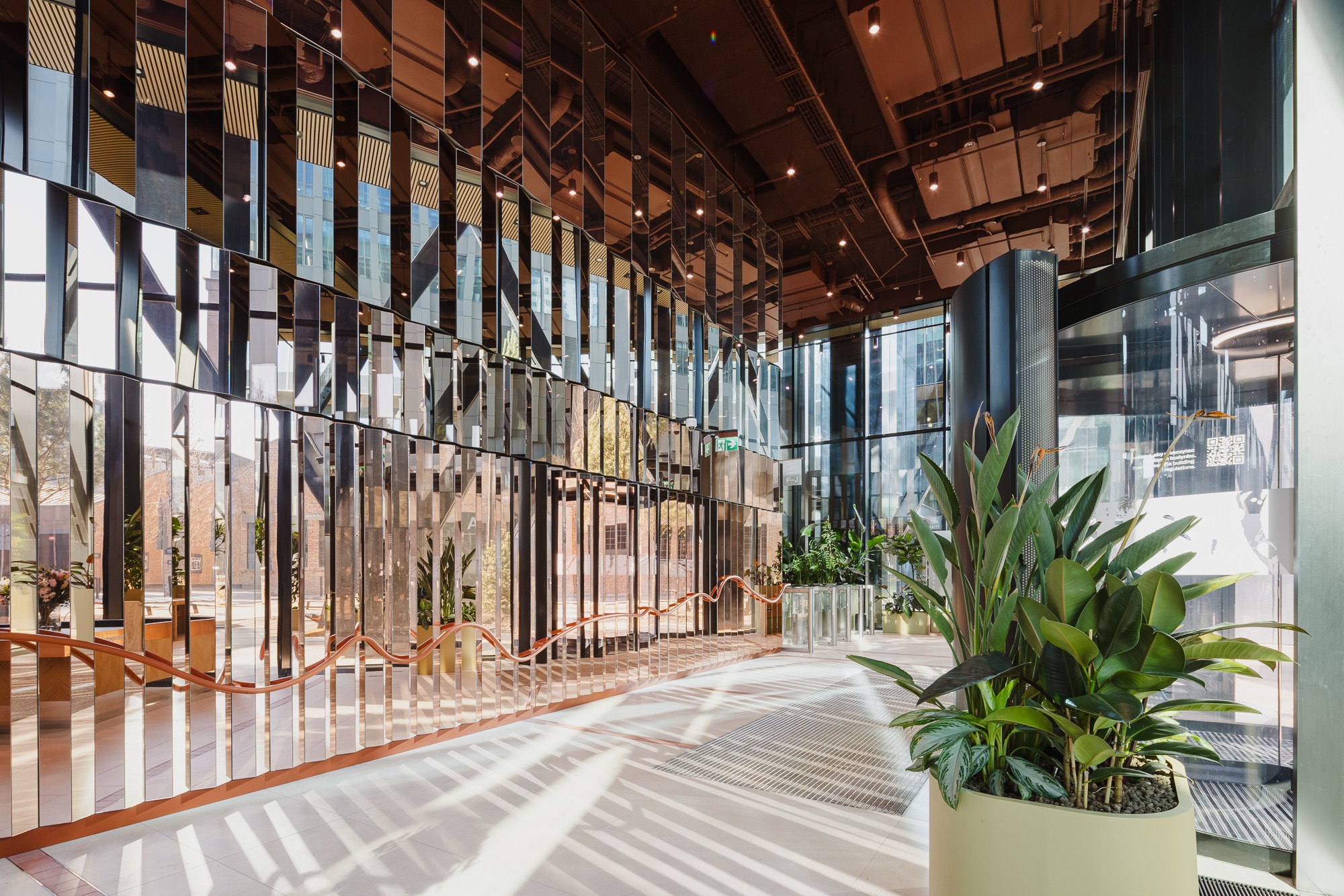 Lobby in the Studio A building