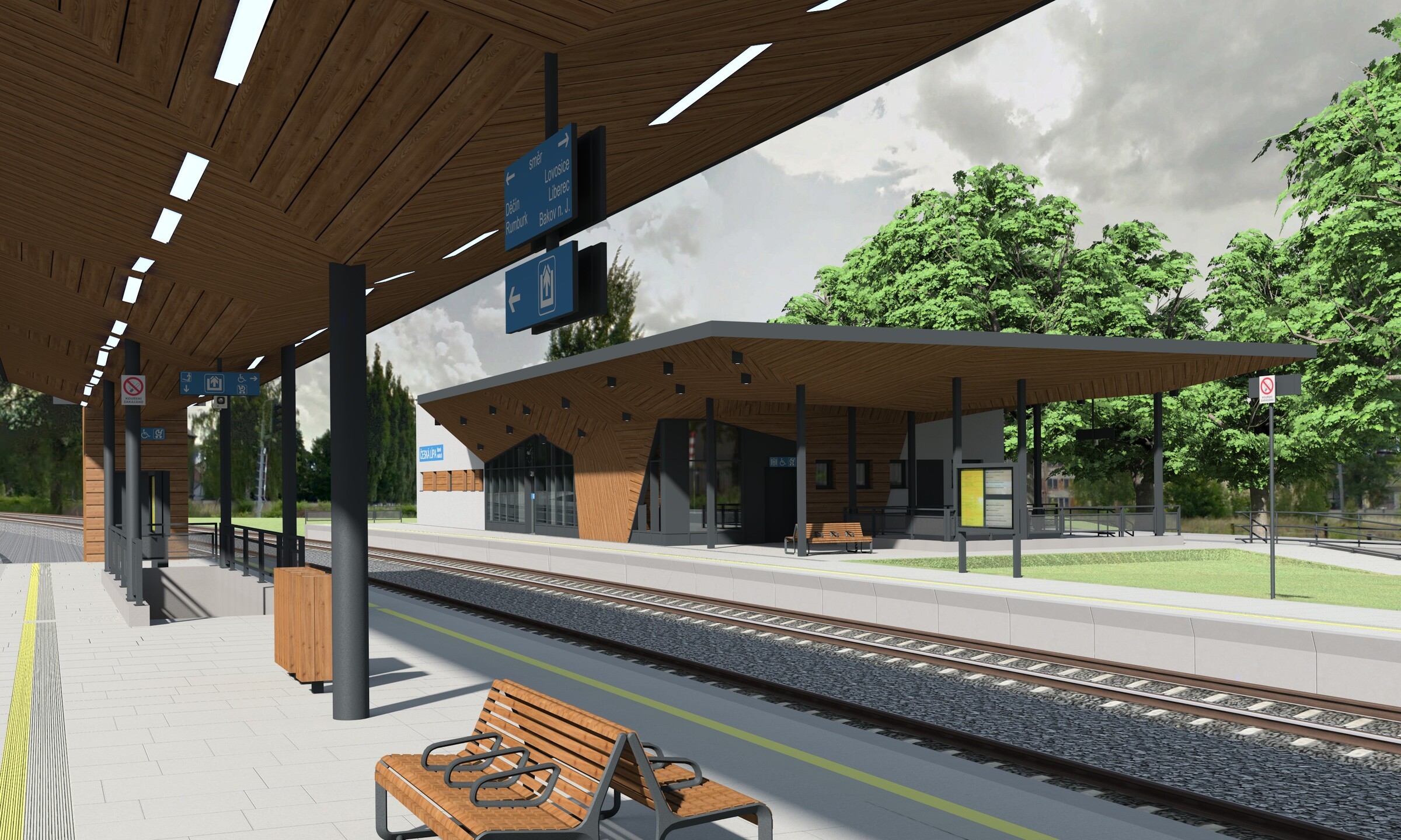 CZ railway station 2 CZ järnvägsstation 2