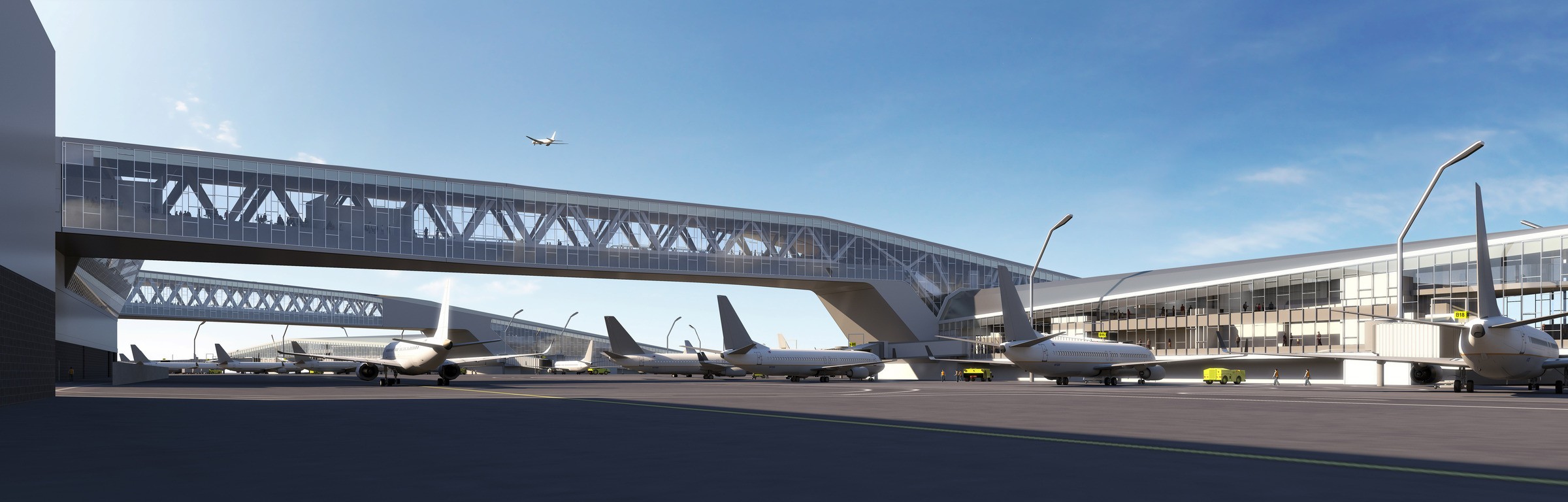 20160601 LaGuardia Central dual bridge view 20160601 LaGuardia Central dubbel brovy
