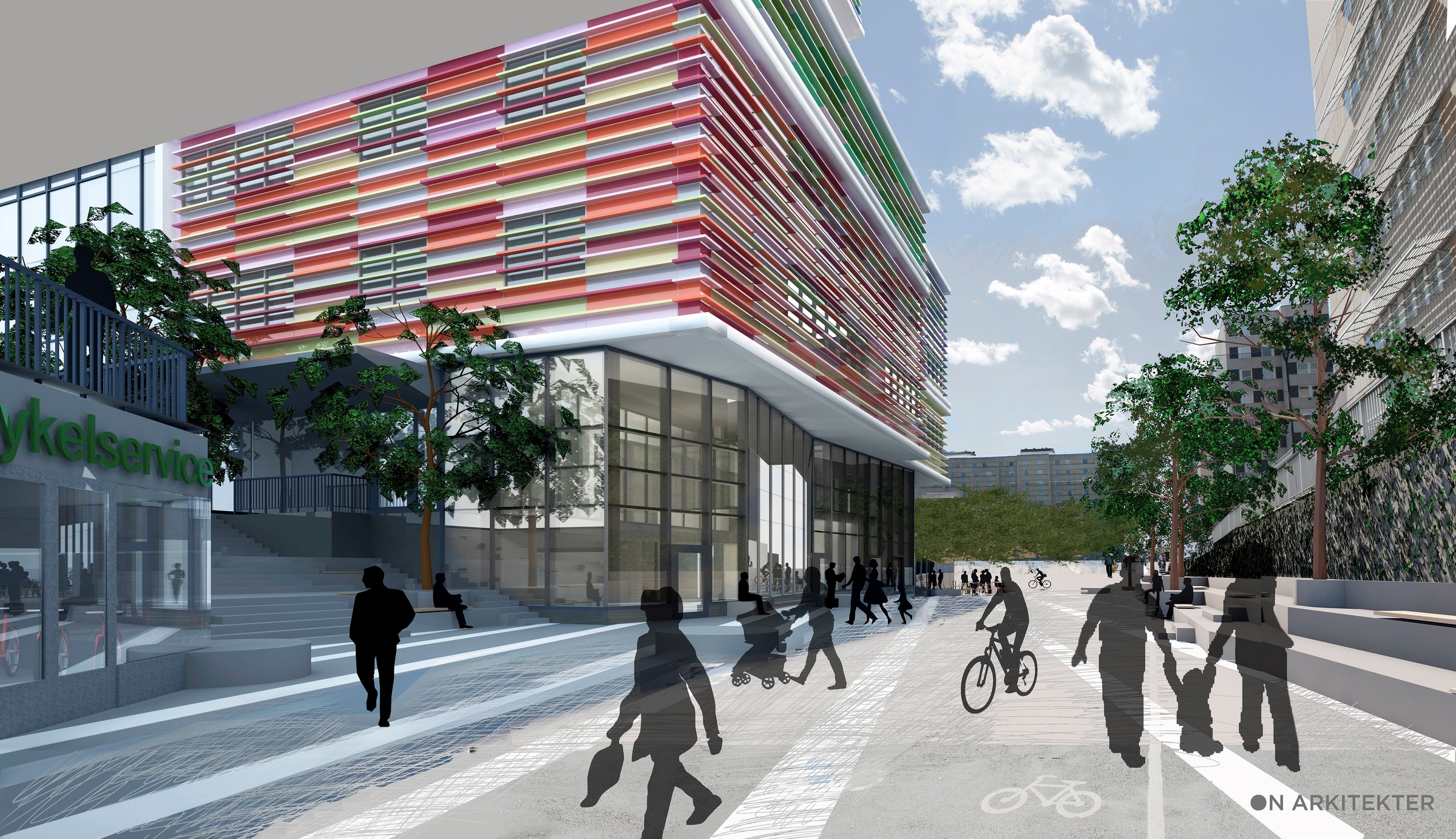 171026 domstol Sollentuna Illustration ON Arkitekter 171026 domstol Sollentuna Illustration ON Arkitekter