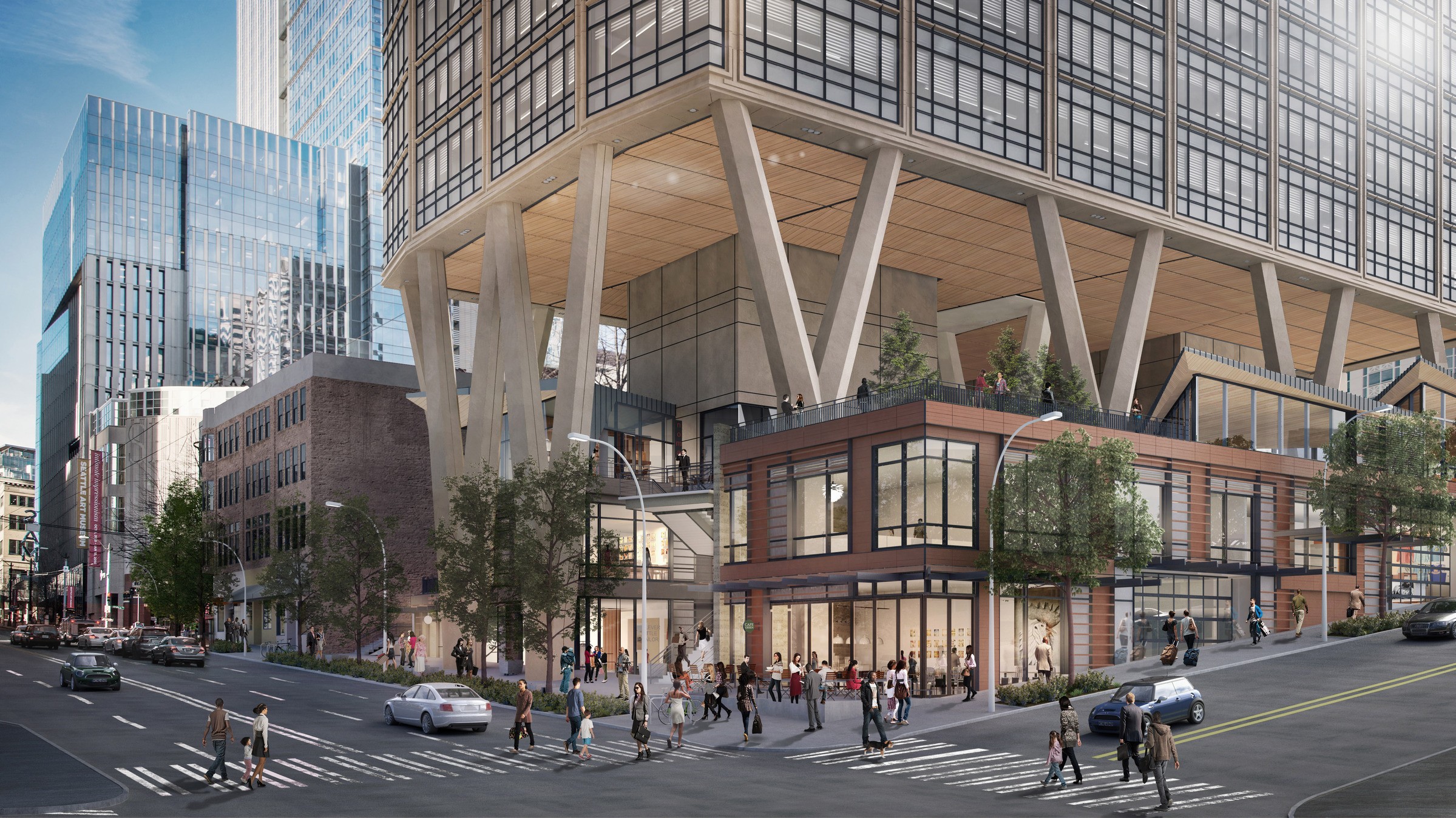 170203 Office Seattle - First and Seneca 170203 Kontor Seattle - First och Seneca