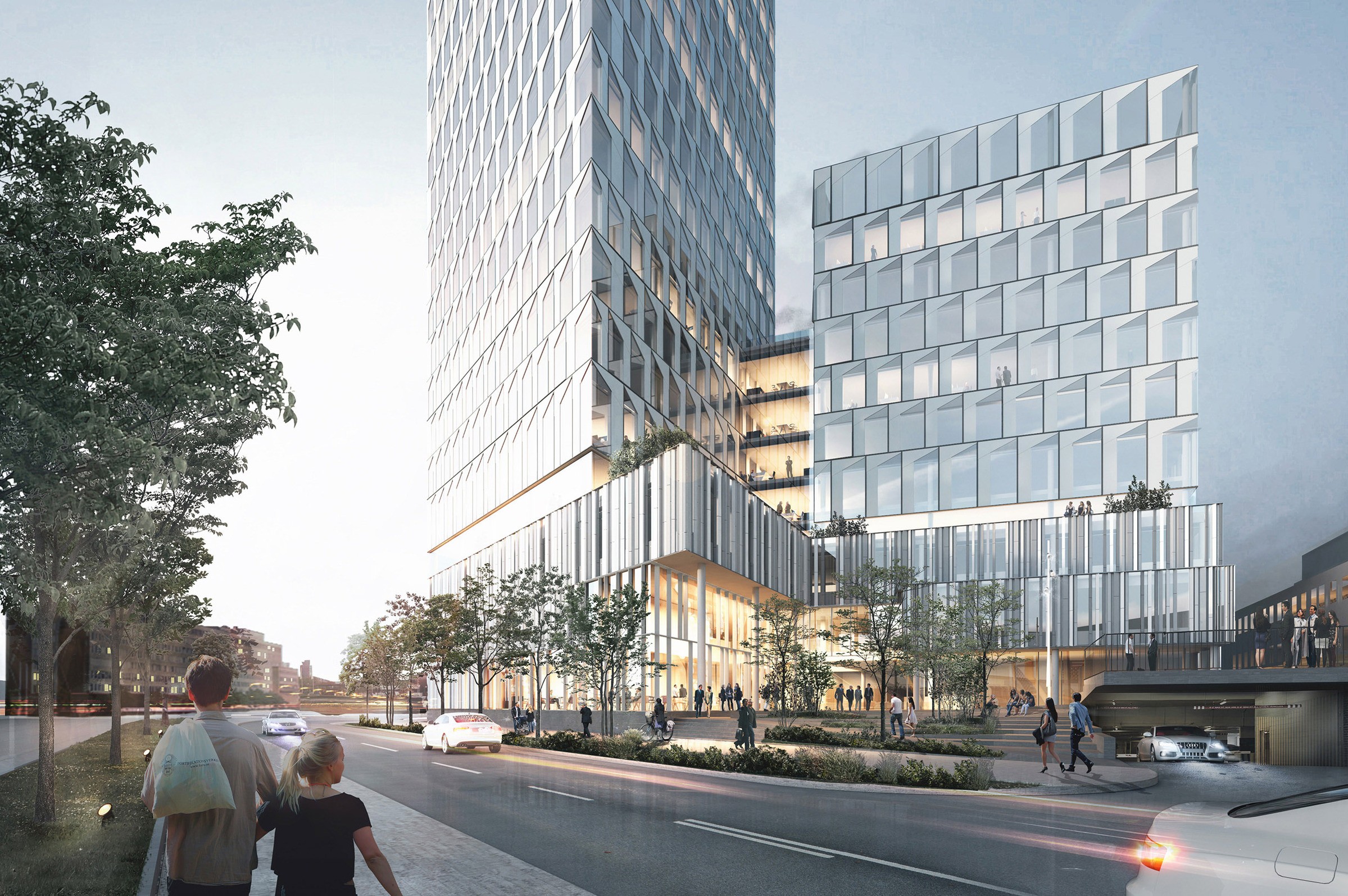 20181116 Citygate Skanska Fabriksgatan - bild Henning Larsen Architects 20181116 Citygate Skanska Fabriksgatan - bild Henning Larsen Architects