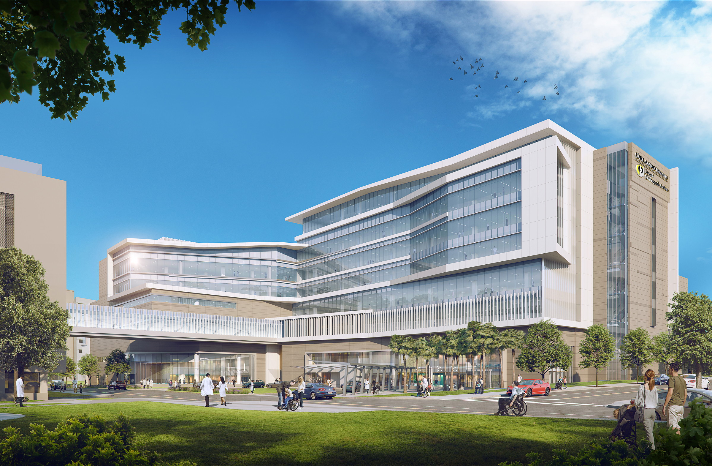 Bild Orlando Health Jewett Rendering - bildcred EYP Architecture Engineering Bild Orlando Health Jewett Rendering - bildcred EYP Architecture Engineering