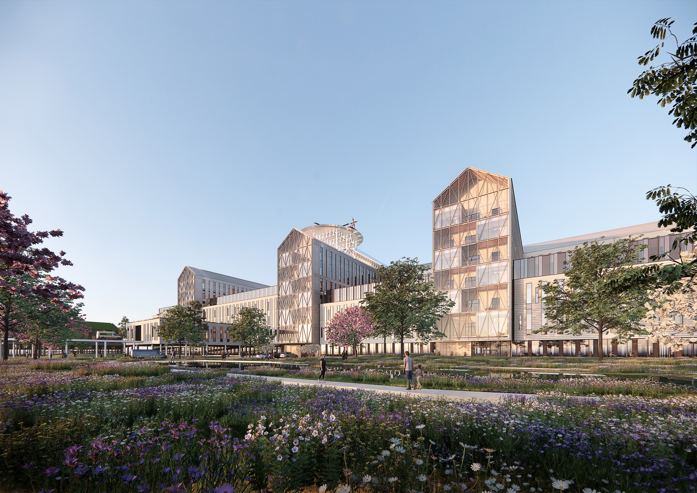 Bild 3 - 20220819 SE sjukhus Vaxjo - bild av Arkitektteamet LINK Arkitektur Arkitema Bild 3 - 20220819 SE sjukhus Växjö - bild av Arkitektteamet LINK Arkitektur Arkitema