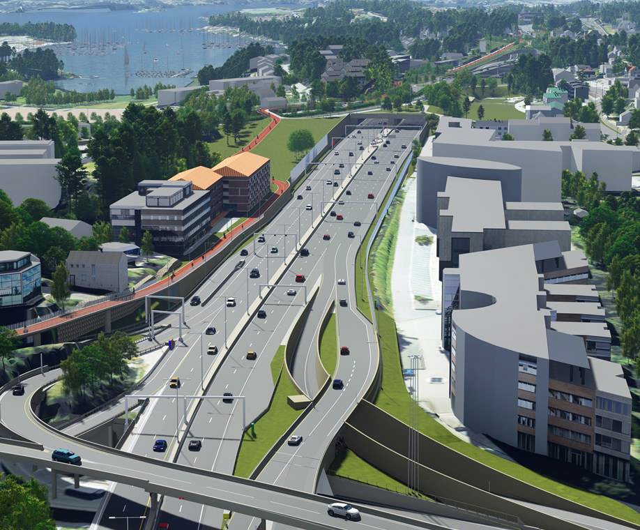 Bild E18 Oslo Norge Bild E18 Oslo Norge