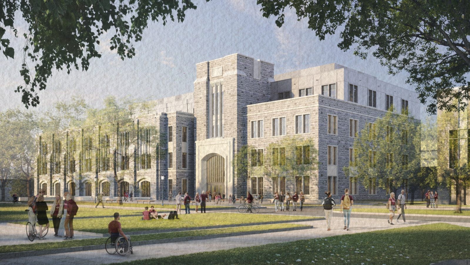 Bild Virginia Tech Mitchell Hall Bild Virginia Tech Mitchell Hall