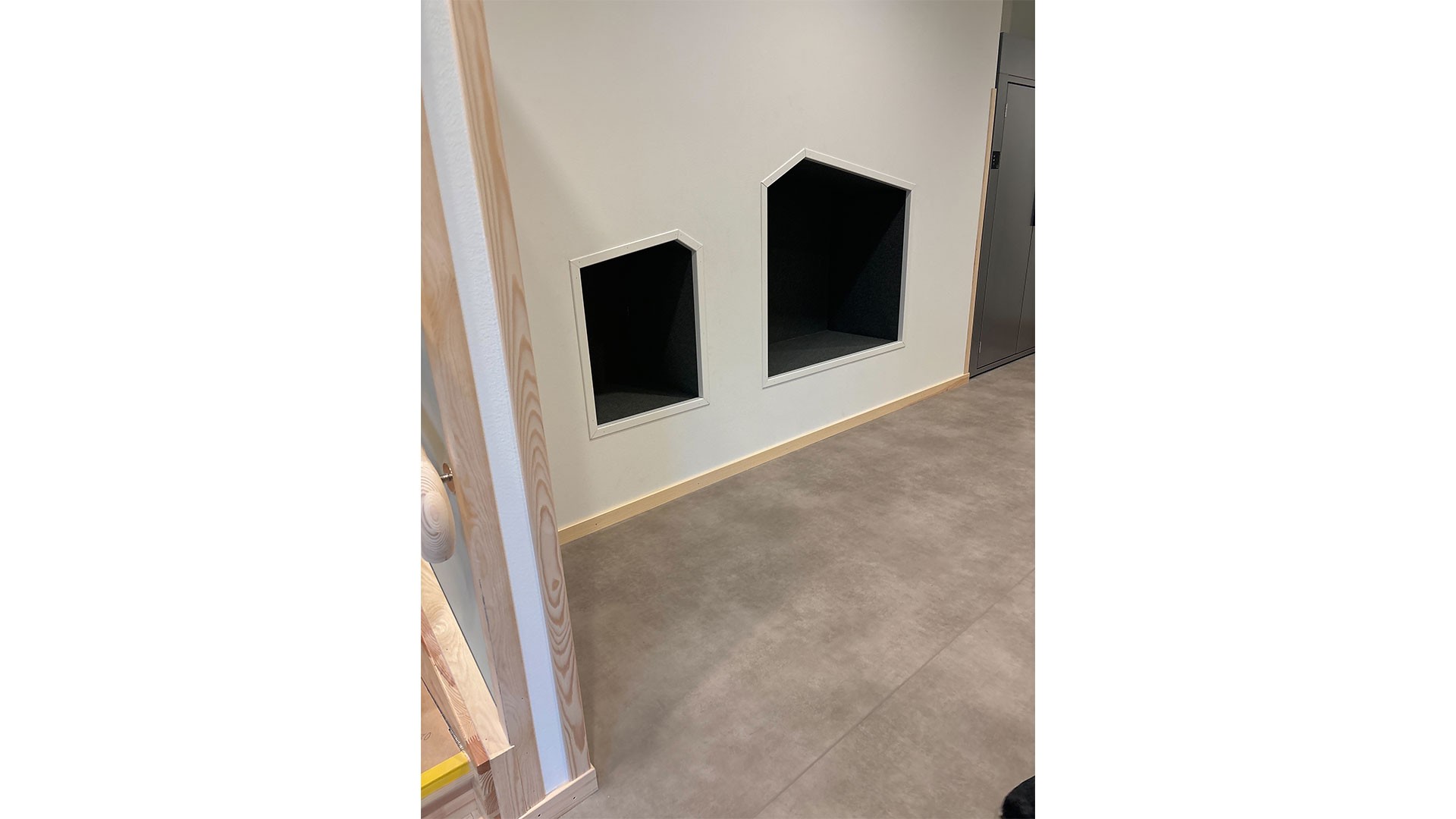 Två kojor för barn på Nybble förskola.