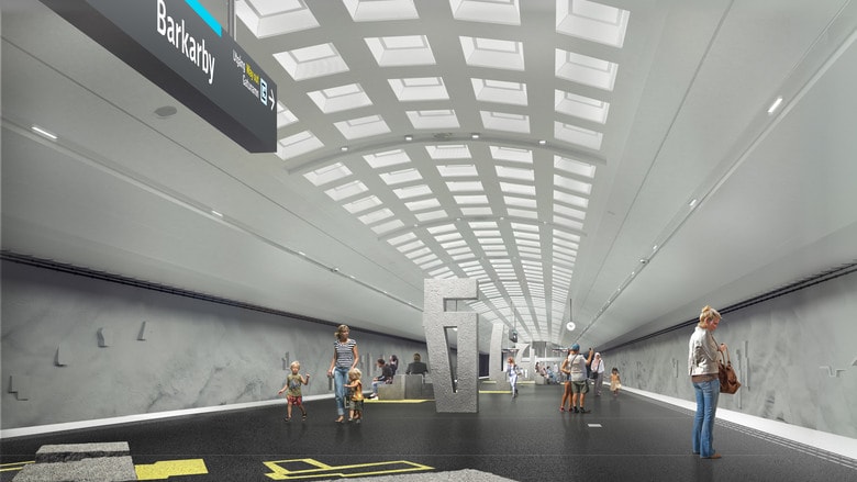 Barkarby blir en viktig knutpunkt med pendeltåg och en kommande busstation och regionaltågstation. Barkarby blir en viktig knutpunkt med pendeltåg och en kommande busstation och regionaltågstation.
