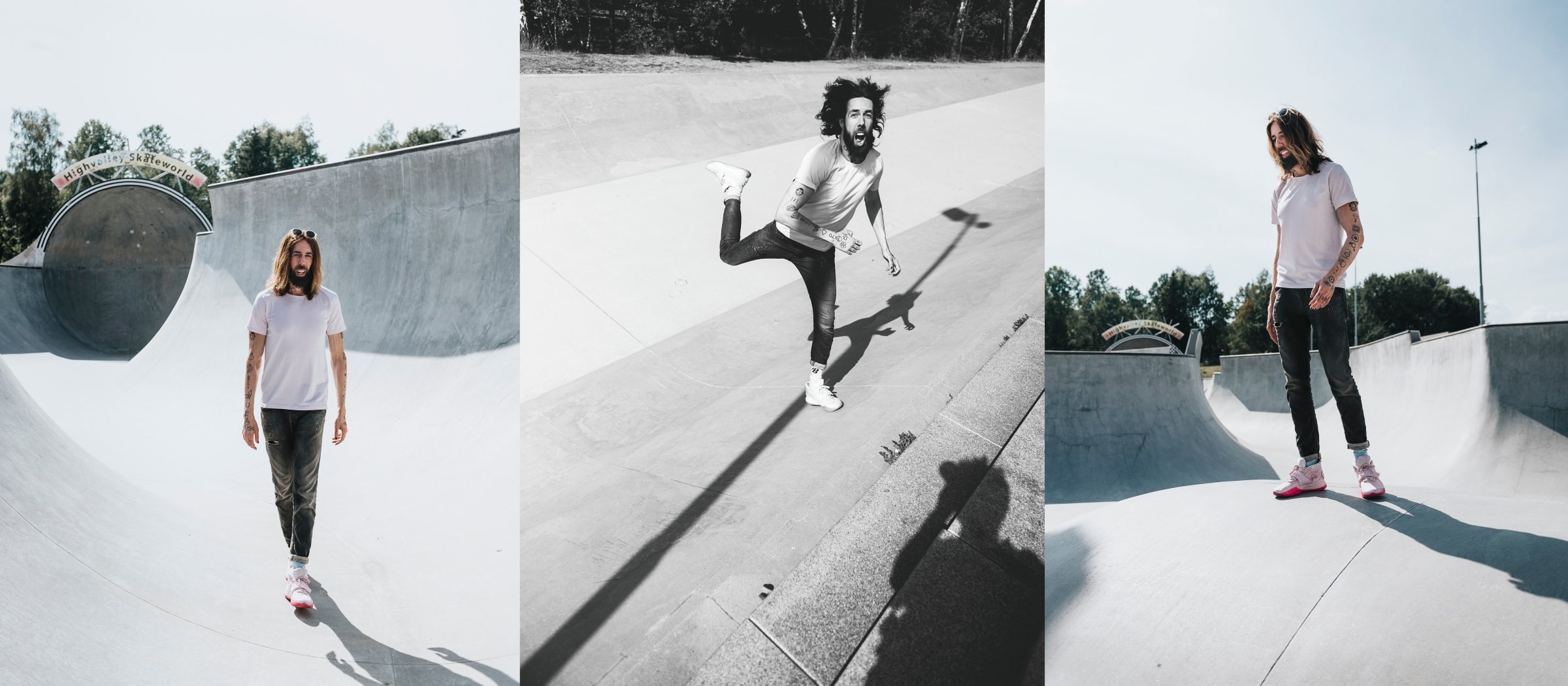 Är det möjligt att känna lycka på jobbet? Lyckoprofessor Micael Dahlén berättar om vad som kan vara nyckeln. En man i bildserie som rör sig glatt i en skateboardrink.