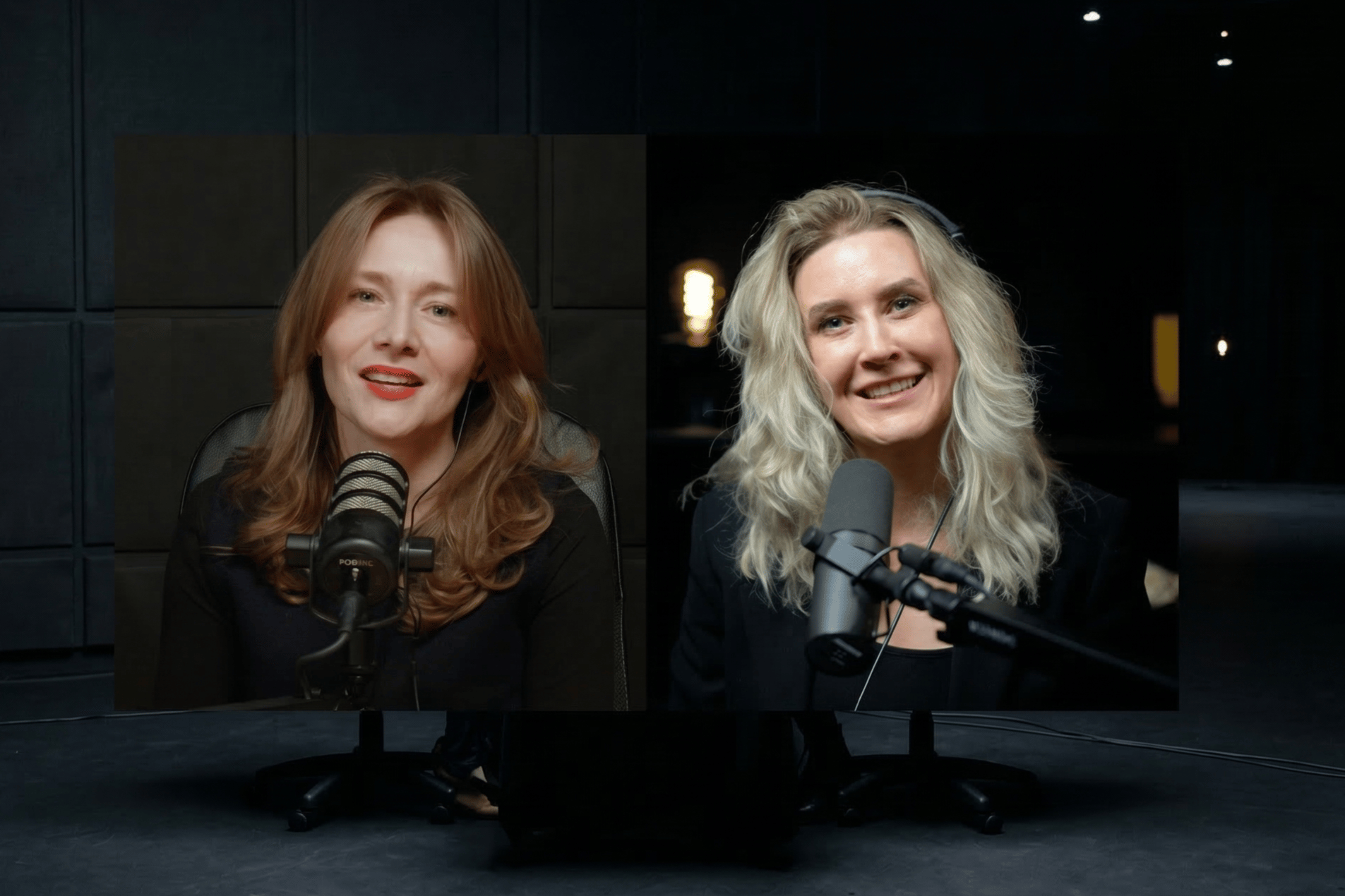 Portrait photos of Anna Wiśniewska and Dr Elizabeth C. Nelson