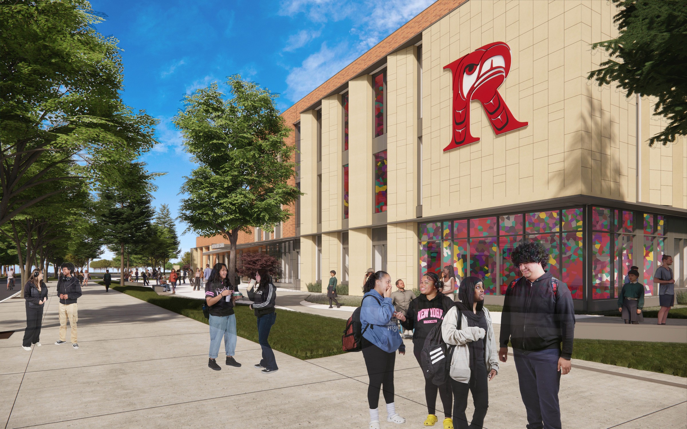Bild Rentom High School - Logan BRIC Arkitektur