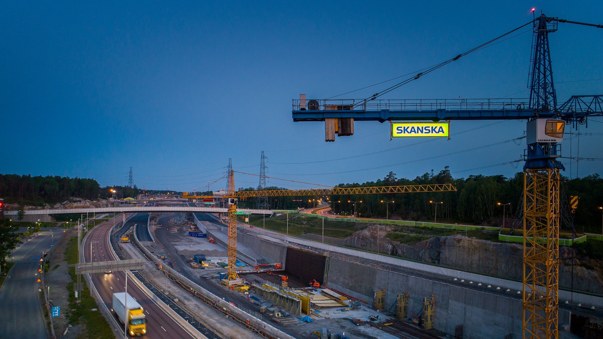 Skanskas projekt var indelat i två huvuddelar. Skanskas projekt var indelat i två huvuddelar.