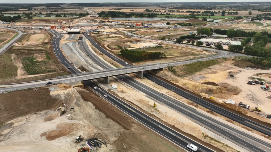 Major traffic switch on A428 highways scheme marks key milestone for ...