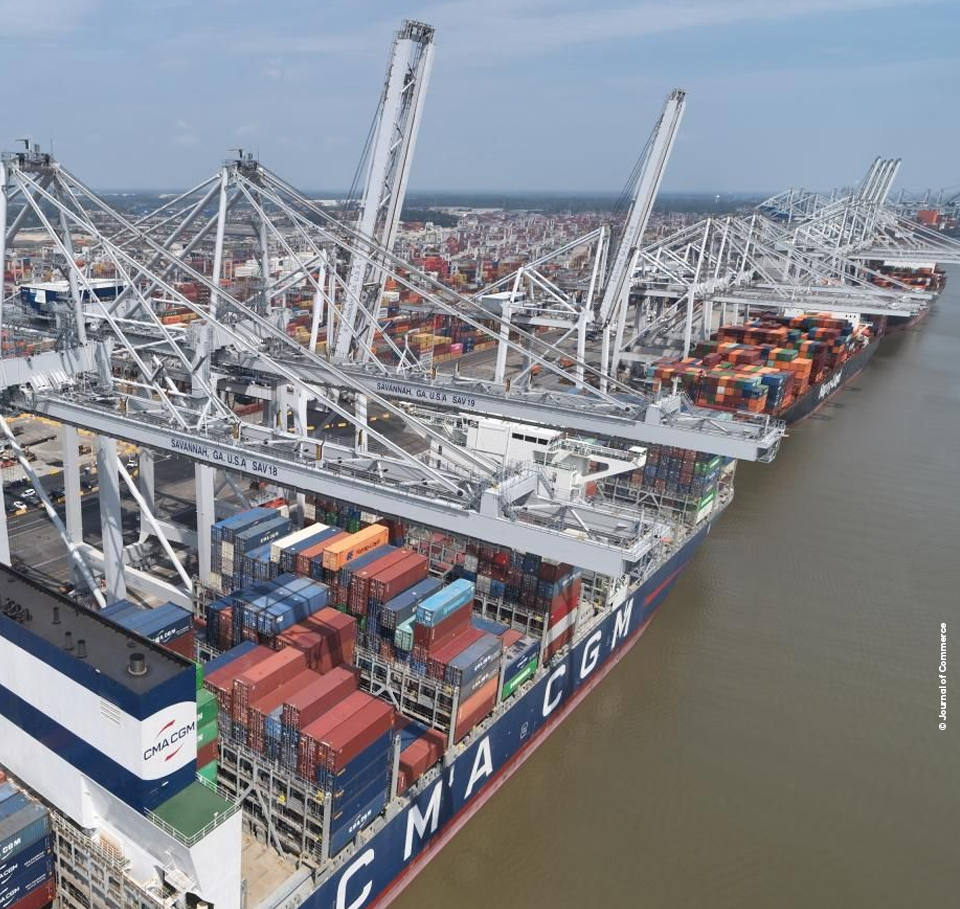 Container Scansca Garden City Container Terminal | Skanska in the US