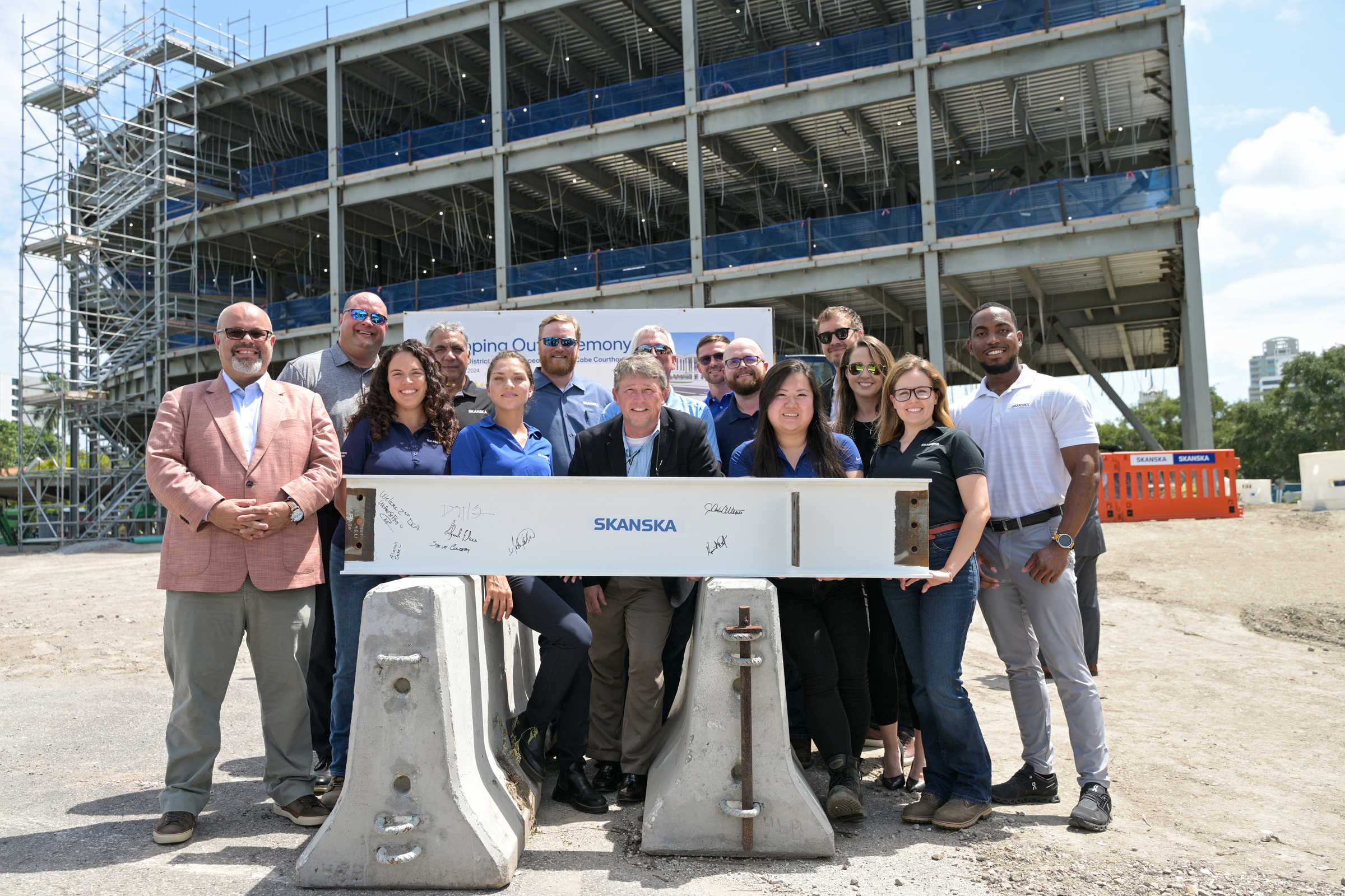 Skanska reaches construction milestone at Second District Court of ...